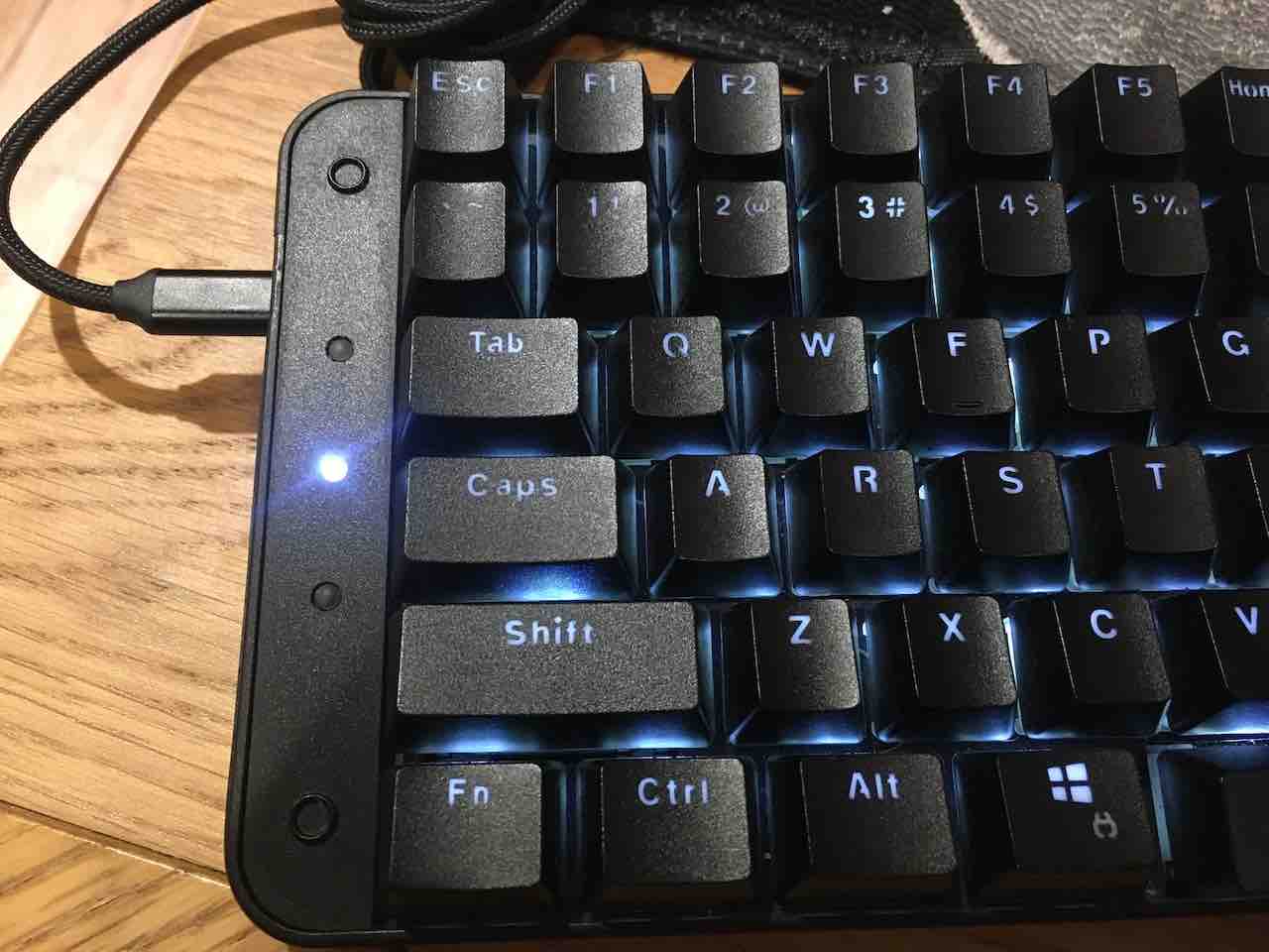 Keyboard LED when Profile 1 is active