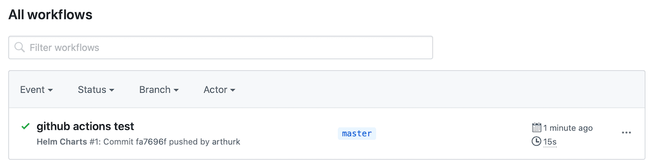 GitHub Actions checkout step finished successfully